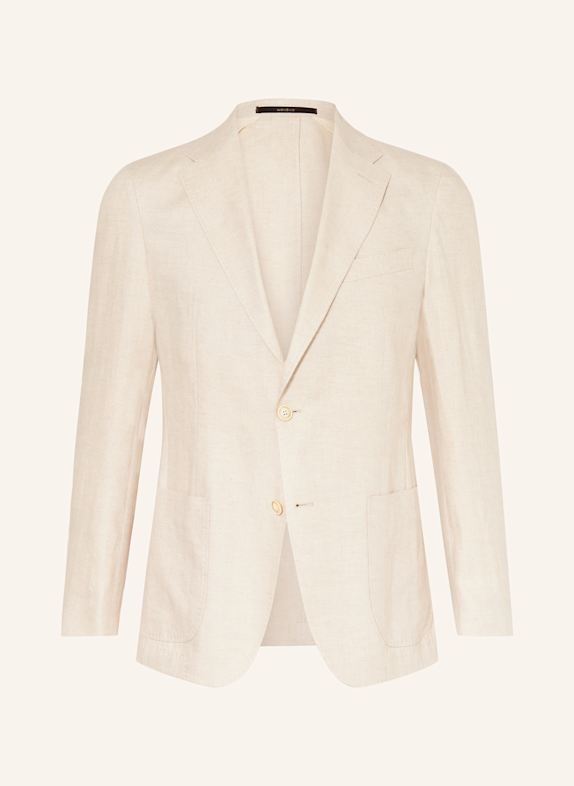 windsor. GIRO extra slim fit jacket in linen CREAM