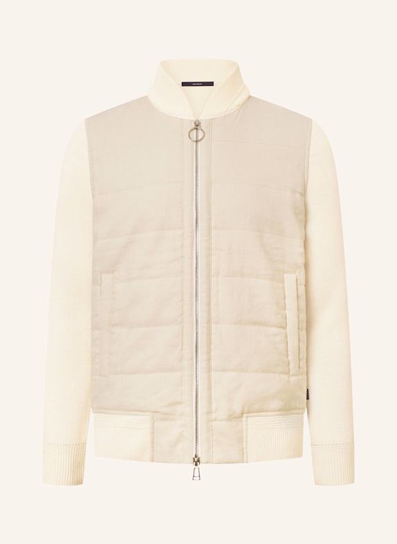 windsor. Blouson CAROLIN-J im Materialmix mit Leinen ECRU