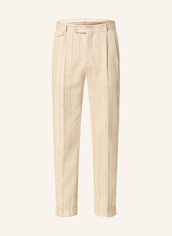 windsor. SAPO extra slim fit suit trousers with linen 275 Light Beige                275