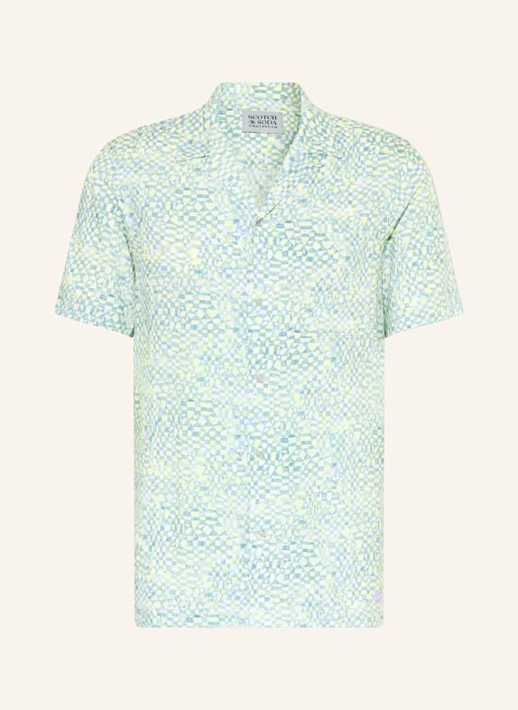SCOTCH & SODA Resorthemd Regular Fit BLAU/ HELLGRÜN