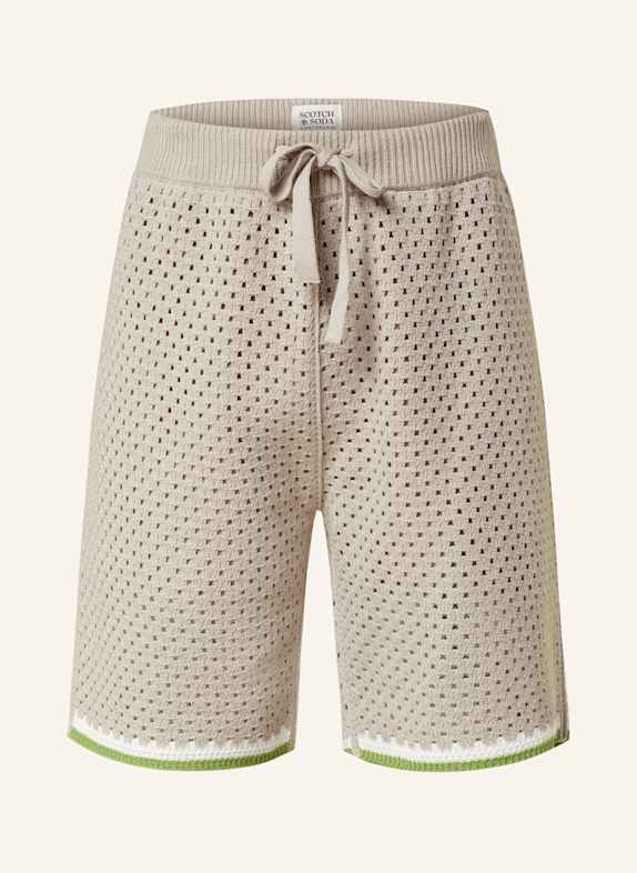 SCOTCH & SODA Strickshorts TAUPE