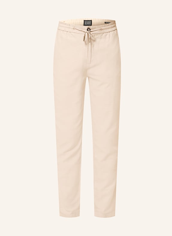 SCOTCH & SODA Chino WARREN im Jogging-Stil Regular Straight Fit HELLGRAU