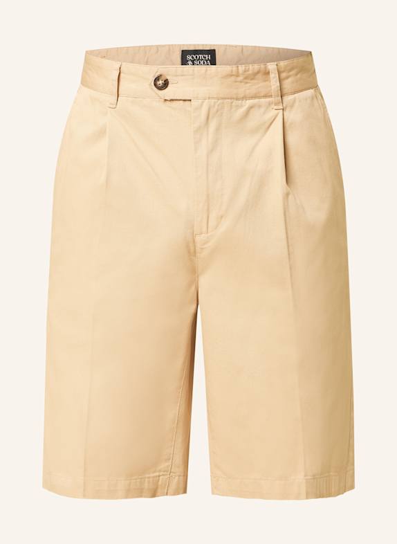 SCOTCH & SODA Chinoshorts Wide Fit BEIGE