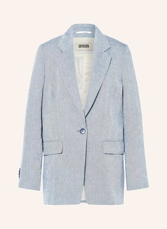 DRYKORN Blazer GLENDALE mit Leinen BLAU