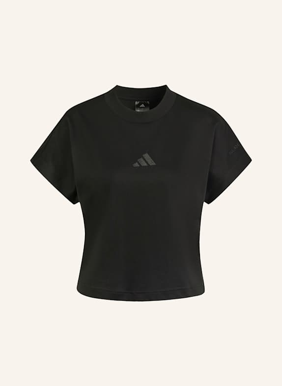 adidas Cropped-Top ALL SZN T-SHIRT SCHWARZ