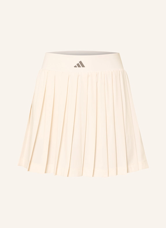 adidas Spódnica tenisowa HERITAGE KREMOWY