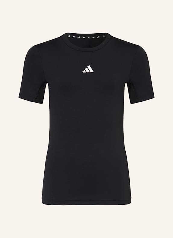 adidas T-Shirt TECHFIT SCHWARZ