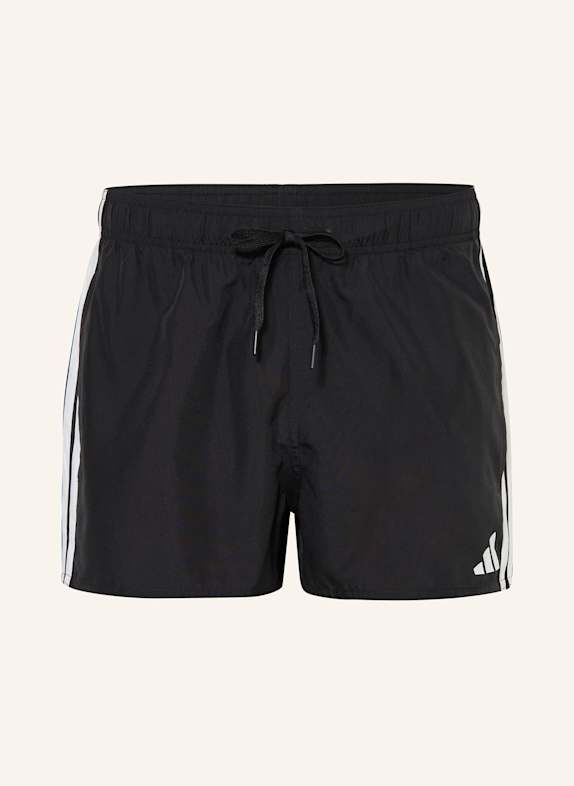 adidas Badeshorts 3 STRIPES SWIM SHORTS 3 INCH SCHWARZ/ WEISS