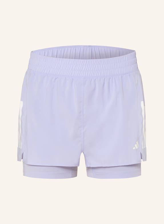 adidas 2-in1-Laufshorts OWN THE RUN HELLLILA