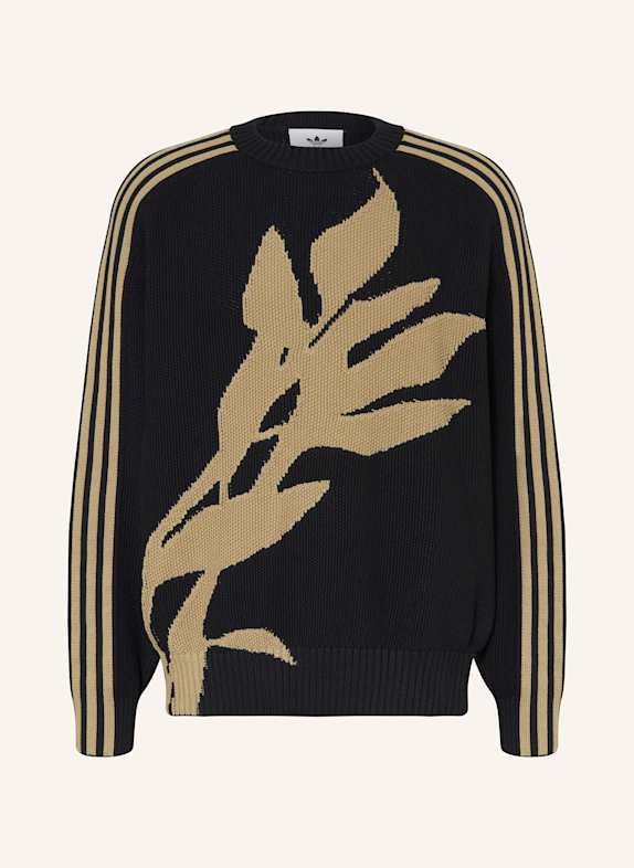 adidas Oversized-Pullover SONG FOR THE MUTE FULL SCHWARZ/ KHAKI