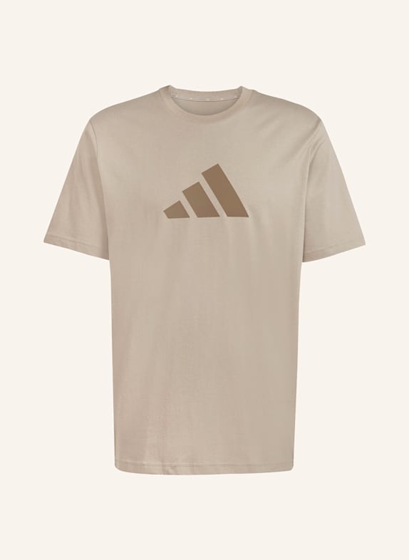 adidas T-Shirt FUTURE ICONS THREE BAR TAUPE