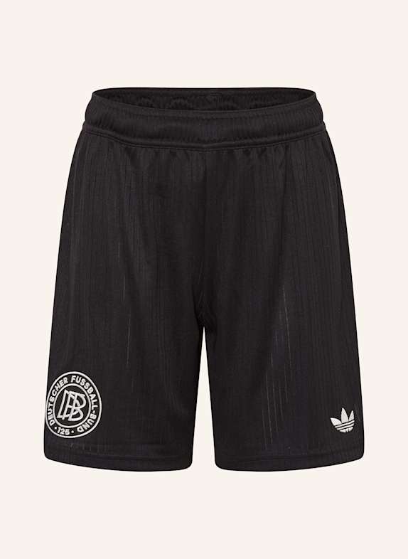 adidas Tréninkové šortky GERMANY 125 ANNIVERSARY ČERNÁ