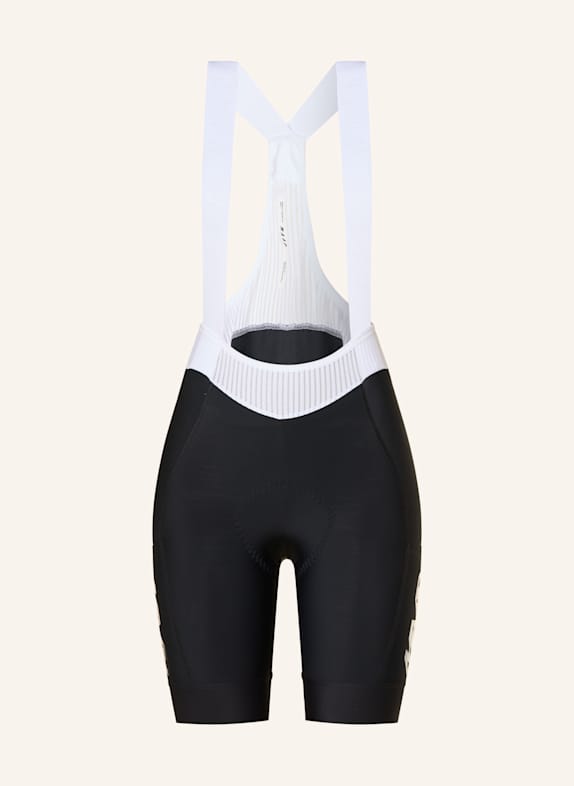 MAAP Radhose MAAP × BLEACH TEAM BIB EVO CARGO mit Trägern und gepolstertem Einsatz SCHWARZ/ WEISS