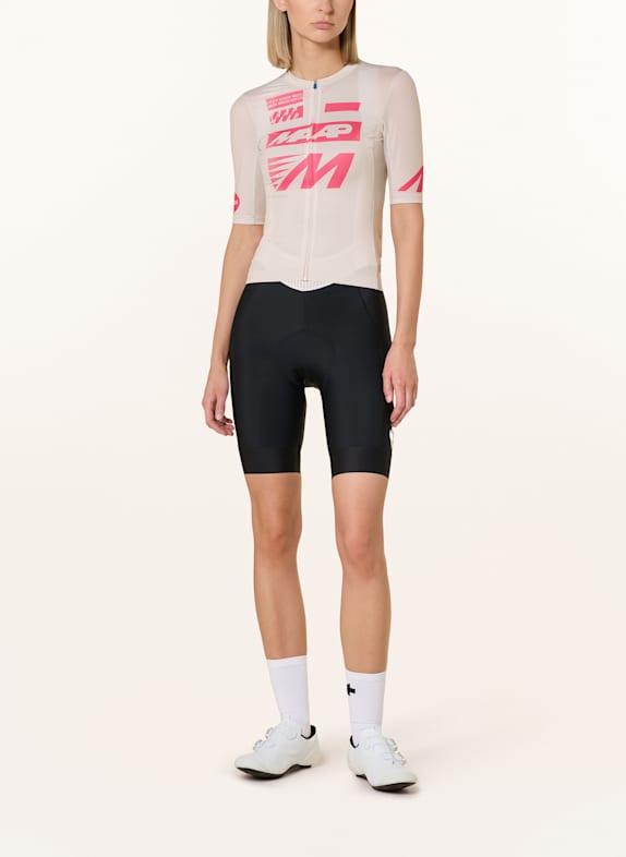 MAAP Koszulka rowerowa MAAP × BLEACH PRO AIR JERSEY 2.0 JASNOCZARY / MOCNORÓŻOWY