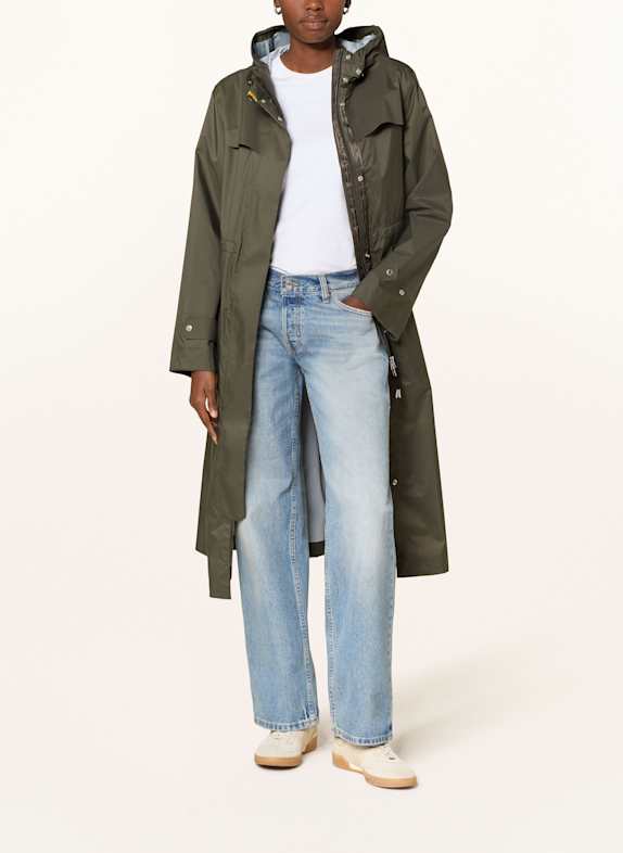PARAJUMPERS Regenmantel YAKURA DUNKELGRÜN