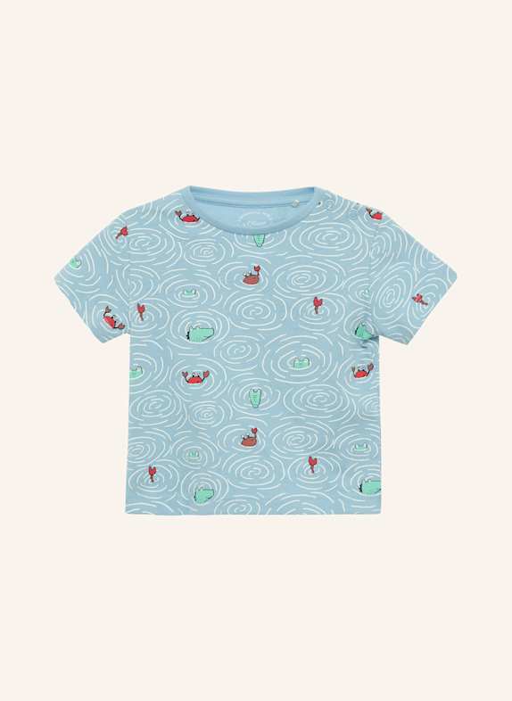 s.Oliver RED T-shirt JASNONIEBIESKI/ BIAŁY/ JASNOZIELONY