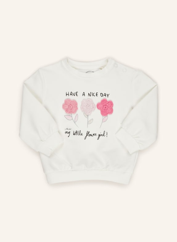 s.Oliver RED Sweatshirt WEISS/ ROSA/ SCHWARZ
