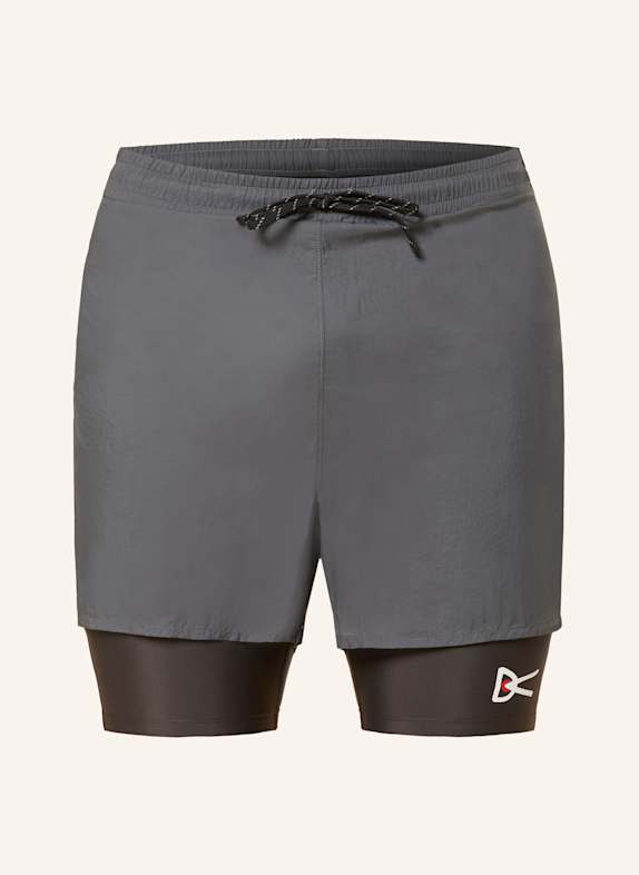 District Vision Lauf-Tights DUNKELGRAU