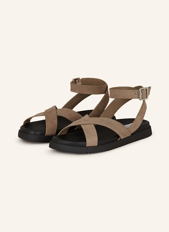 STEVE MADDEN Sandały MY BESTIE SZAROBRĄZOWY
