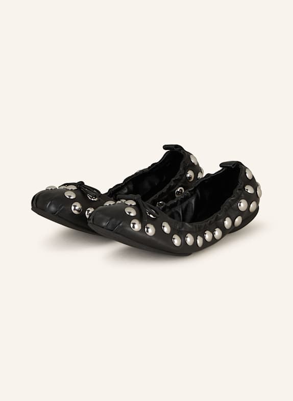 HOGAN Ballerinas BORCHIE SCHWARZ