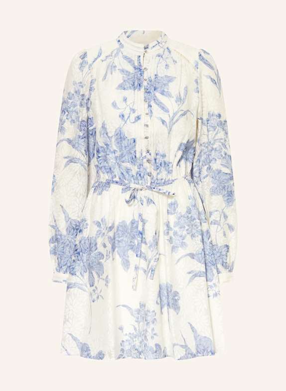 GUESS ADLAIDE dress CREAM/ BLUE