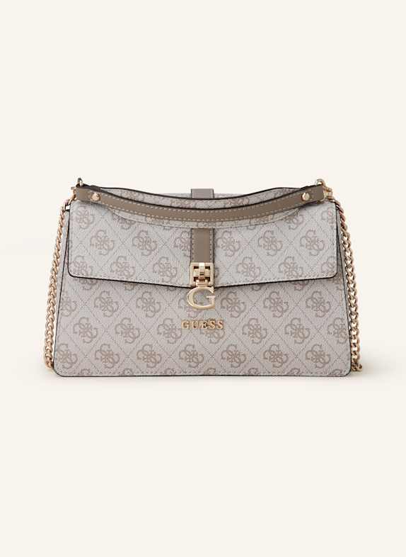 GUESS Umhängetasche ZAMIRA HELLGRAU/ TAUPE