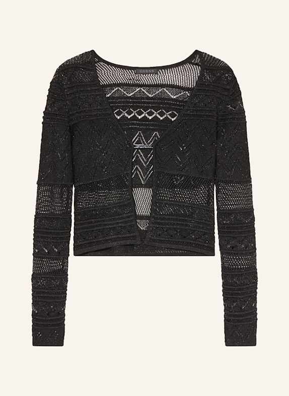 GUESS Strickhülle NELLIE mit Glitzergarn SCHWARZ