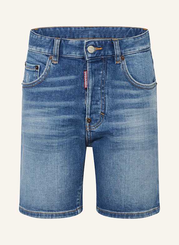 DSQUARED2 Szorty jeansowe NIEBIESKI
