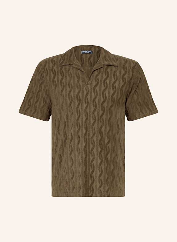 FRESCOBOL CARIOCA Frottee-Poloshirt FAUSTINO KHAKI