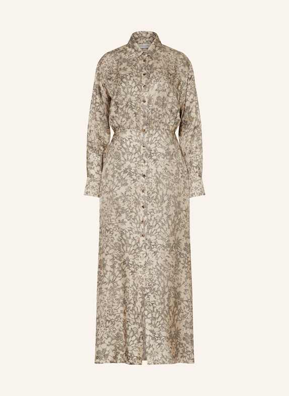 GOLDEN GOOSE Hemdblusenkleid JOURNEY 15676 SAFARI/BLACK