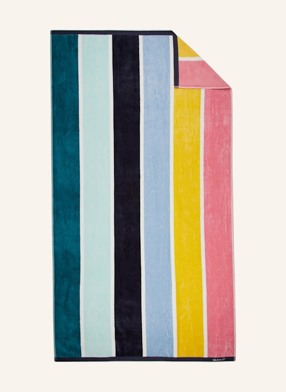 GANT HOME Strandtuch PINK/ GELB/ WEISS