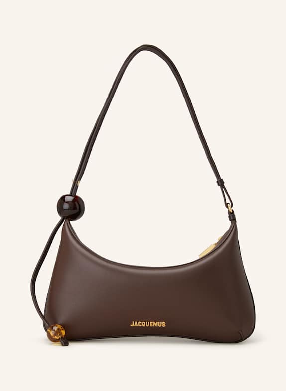 JACQUEMUS Crossbody bag LE GRAND BISOU BROWN