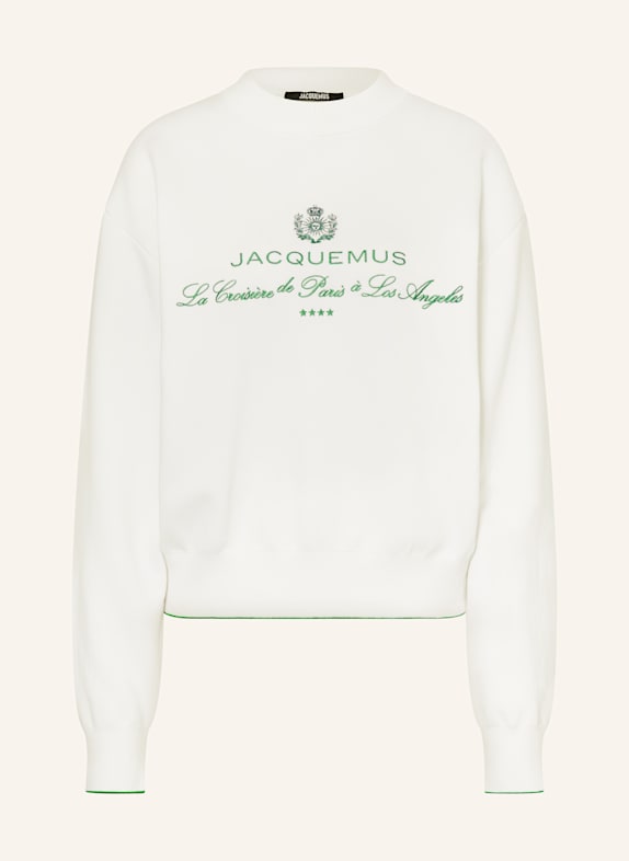 JACQUEMUS Sweatshirt LA MAILLE VENICE WEISS