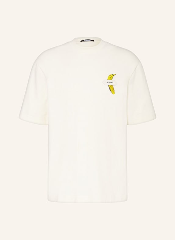 JACQUEMUS T-Shirt LE TSHIRT BANANE 1IT BANANA PATCH OFF-WHITE