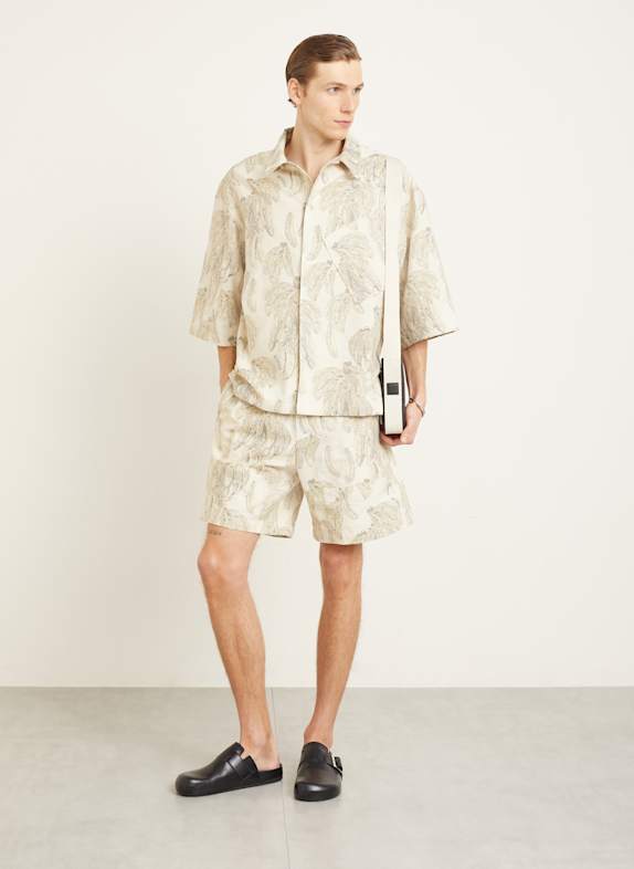 JACQUEMUS Shorts LE SHORT ALOE ECRU