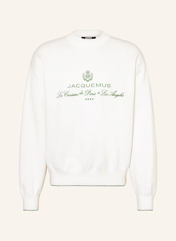 JACQUEMUS Sweatshirt LA MAILLE VENICE ECRU