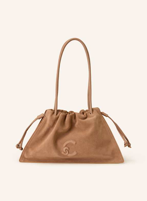 COCCINELLE Shoulder bag DULSE MEDIUM COGNAC