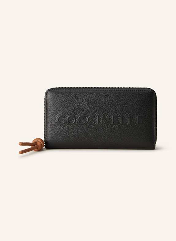 COCCINELLE Geldbörse MYRTHA SCHWARZ/ BRAUN