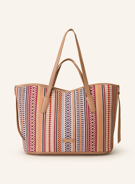 COCCINELLE Shopper DUNKELROT/ COGNAC/ DUNKELBLAU