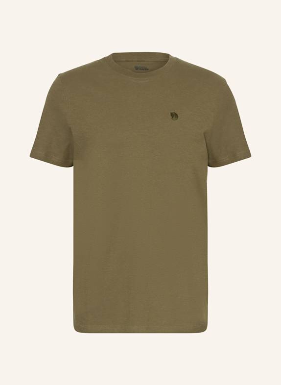 FJÄLLRÄVEN T-shirt HEMP OLIWKOWY