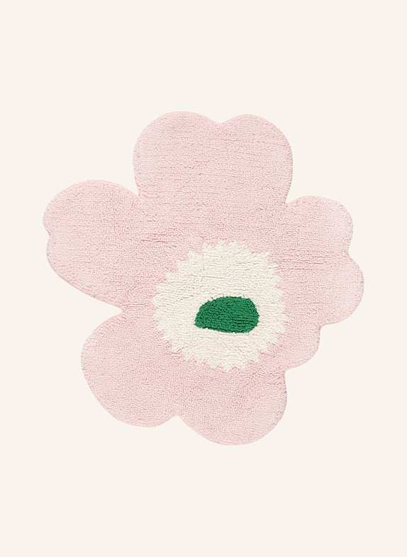 marimekko Koupelnová předložka UNIKKO SVĚTLE RŮŽOVÁ/ KRÉMOVÁ/ ZELENÁ