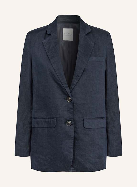 Part Two Leinenblazer DUNKELBLAU