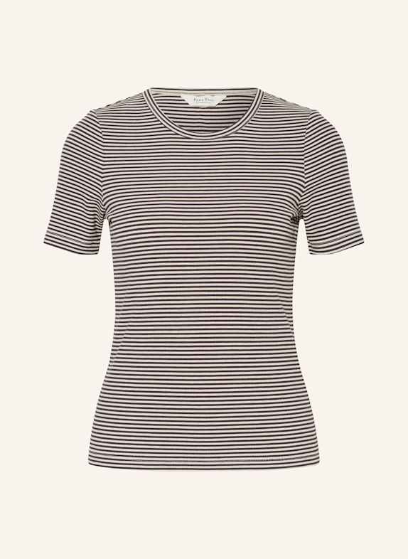Part Two T-Shirt CREME/ DUNKELBLAU