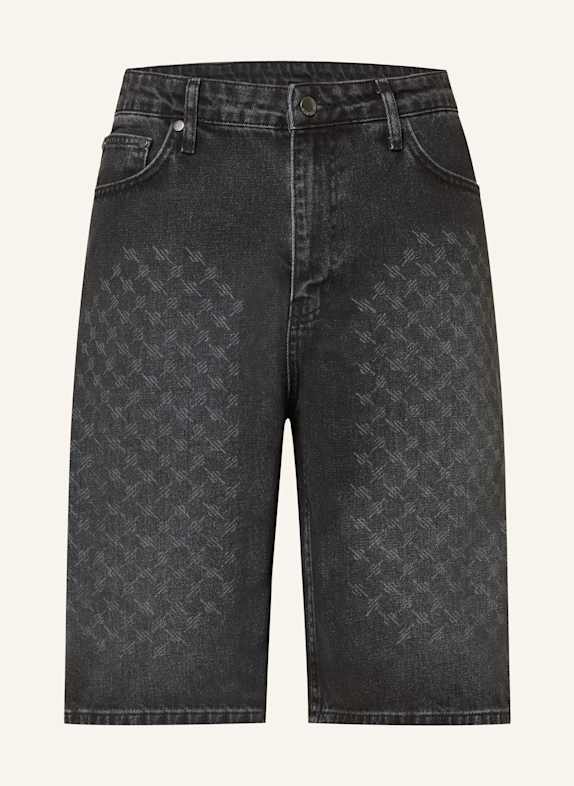 DAILY PAPER Džínové šortky Regular Fit BLACK