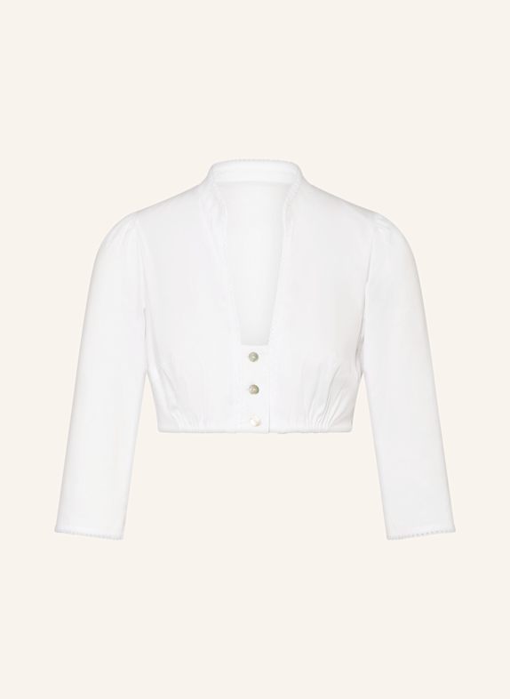 SPORTALM Dirndlbluse mit 3/4-Arm WEISS