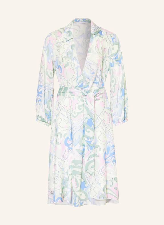 SPORTALM Wickelkleid mit 3/4-Arm MINT/ ROSA/ HELLBLAU