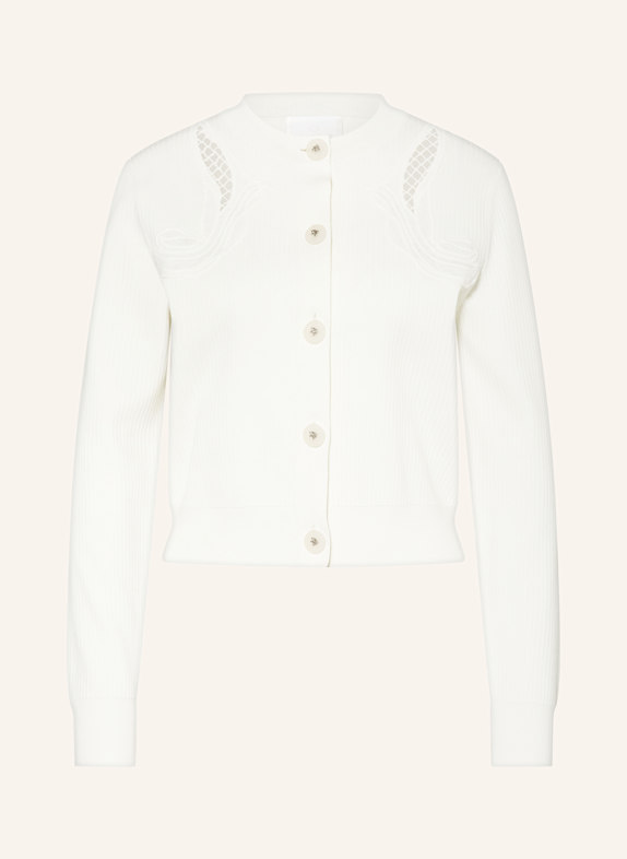 SPORTALM Jerseyjacke mit Spitze CREME