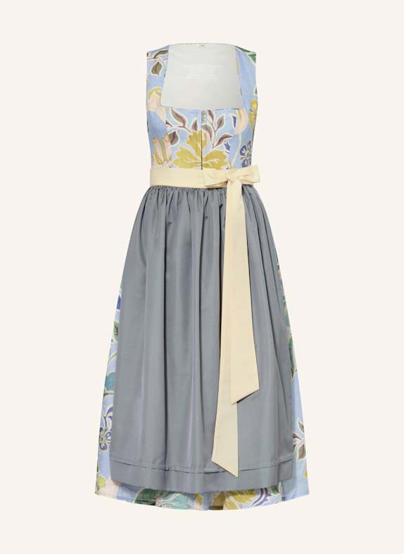 SPORTALM Leinendirndl HELLBLAU/ GRÜN/ GELB