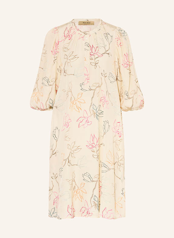 MOS MOSH Jacquard-Kleid MMIQALA mit 3/4-Arm ECRU