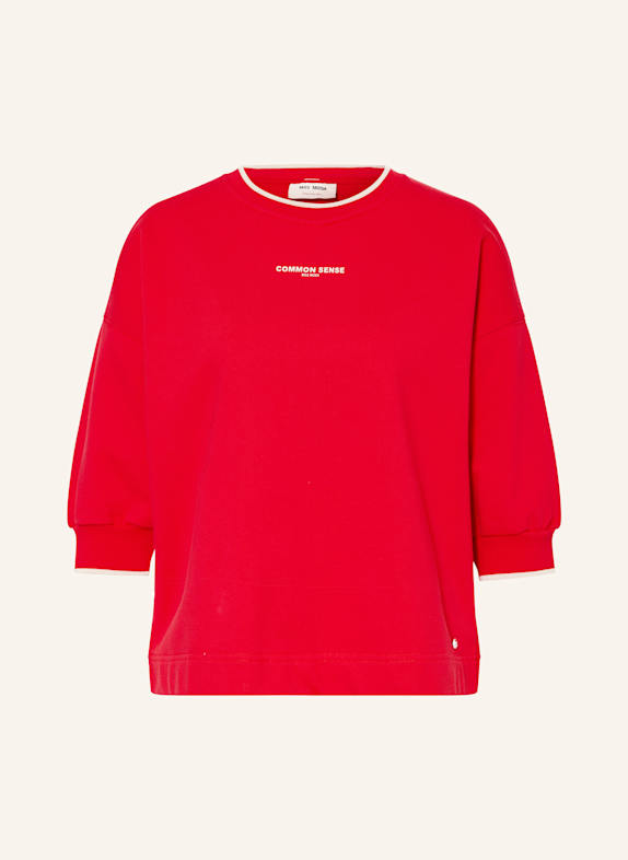 MOS MOSH Sweatshirt MMDARIN mit 3/4-Arm ROT